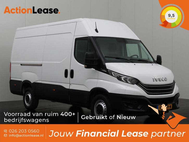 Iveco Daily Hi-Matic Wit occasion, Auto's, Bestelauto's, Dealer onderhouden, Te koop, Zwart, Automaat, Financial lease, BTW verrekenbaar