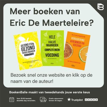 Gezond eten, gezond ouder worden - Eric De Maerteleire, Verzenden, Zo goed als nieuw, Eric De Maerteleire