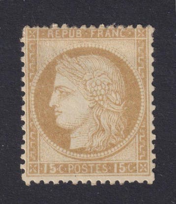 Frankrijk 1873 - Cérès Tweede Franse Republiek. Nr. 55,, Gestempeld