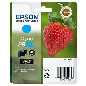 Epson 29XL (T2992) inktcartridge cyaan hoge capaciteit, Verzenden, Nieuw, Cartridge, Epson