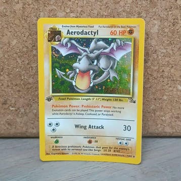 Pokémon - 1 Card - Aerodactyl first edition Prerelease First, Nieuw