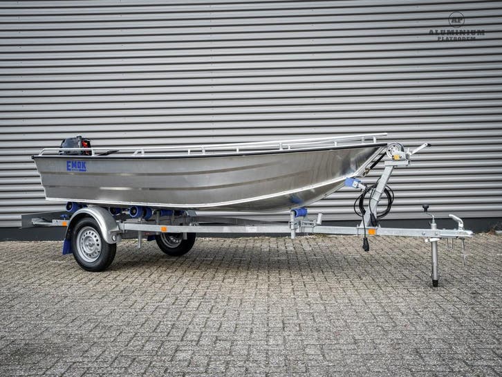Aluminium Boot  -  380 cm  -  4 persoons  -  max. 10 pk, Watersport en Boten, Platbodems, Nieuw, Aluminium, Ophalen of Verzenden