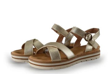 Graceland Sandalen in maat 38 Goud, Overige kleuren, Verzenden, Sandalen of Muiltjes, Zo goed als nieuw