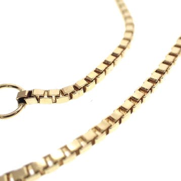 Gouden Venetiaanse ketting, Sieraden, Tassen en Uiterlijk, Kettingen, Ophalen of Verzenden, Gebruikt, Goud, Goud
