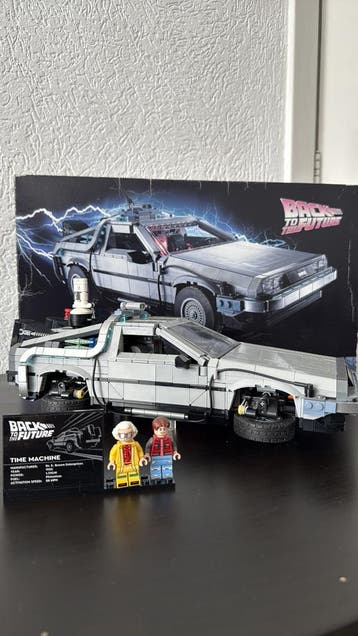 LEGO Back to the Future Time Machine 10300, Verzenden, Lego, Zo goed als nieuw, Icons