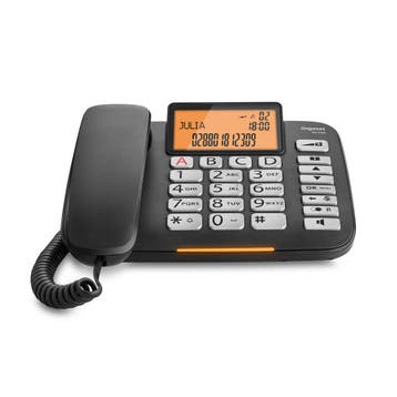 Gigaset DL580 Vaste Telefoon Zwart, Verzenden, Zo goed als nieuw