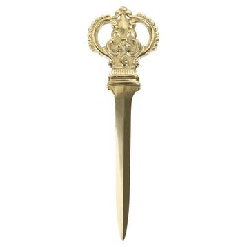 vintage koper briefopener kroon 24cm*, Verzenden, Nieuw