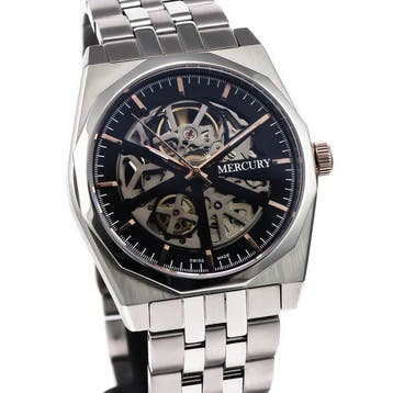 Mercury - Skeleton Automatic Swiss Watch - MEA488SK-SR-3 -, Nieuw
