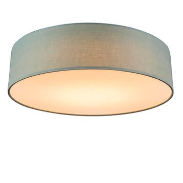 Plafondlamp groen 40 cm incl. LED - Drum LED, Verzenden, Nieuw