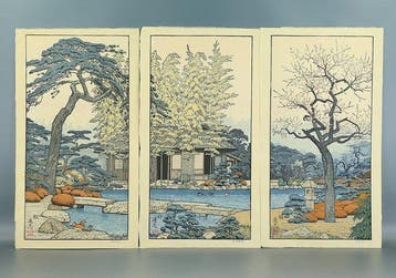 Soshun Sanyu Zu(Early Spring Three Friends Pine,