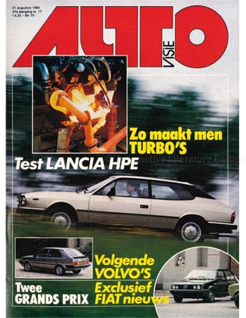 1982 AUTOVISIE MAGAZINE 17 NEDERLANDS, Nieuw, Author