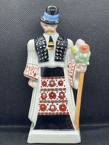 Herend - Figuur - Young men in folk costume figurine -