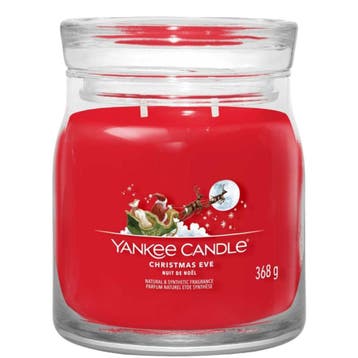 Yankee Candle Christmas Eve Signature Medium Jar - 368gr, Ophalen of Verzenden, Nieuw, Overige typen