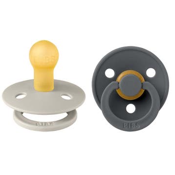 BIBS Colour 2 Pack - Sand/Iron Spenen Maat 1, Ophalen of Verzenden, Nieuw, Overige typen