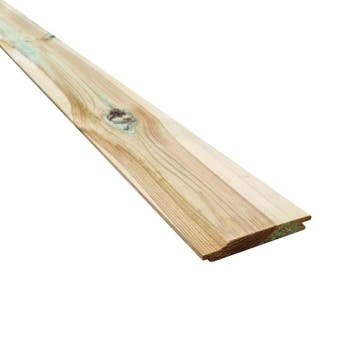 Rabat grenen plank geïmpregneerd 18x145x2400 mm, Doe-het-zelf en Verbouw, Hout en Planken, Ophalen of Verzenden, Nieuw