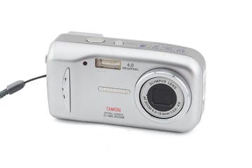 Olympus Camedia C-480 Zoom Digitale Compact Camera - Zilver, Verzenden, Zo goed als nieuw