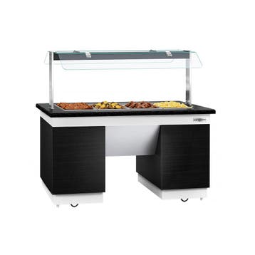 GGM Gastro | Buffet warmhoud DUBLIN - 1600mm - met |, Verzenden, Nieuw in verpakking