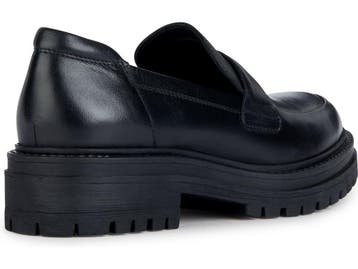 GEOX Iridea - Dames Loafers - Ademend - BLACK - Maat 39, Verzenden, Nieuw