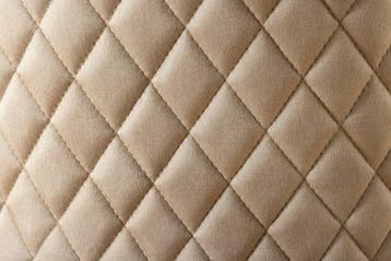 Barokke stoel CASTLE DELUXE beige fluweel goud roestvrij, Ophalen of Verzenden, Nieuw