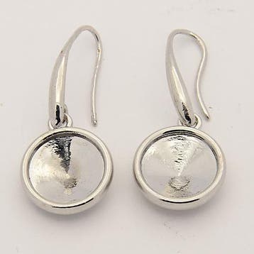 2 x Messing oorbellen haakjes 33,5 x 15 x 4,5 mm – oogje.., Ophalen of Verzenden, Nieuw, Overige typen