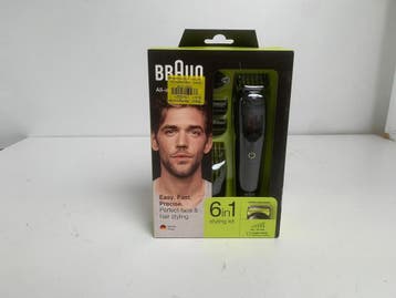 Braun MGK3021 - 6-in-1 Stylingset - Levenslang scherpe, Verzenden, Nieuw