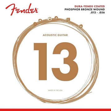 Fender F-880M Dura-Tone akoestische gitaarsnaren Medium, Ophalen of Verzenden, Nieuw