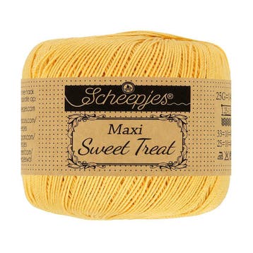 Scheepjes Maxi Sweet Treat - 154 gold - Gemerceriseerd Kat, Ophalen of Verzenden, Nieuw