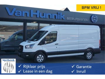 Ford Transit | Zakelijke Lease v.a. €685.12 pm, Automaat, Gebruikt, Wit, Diesel