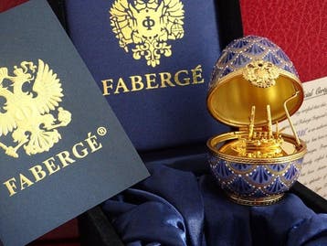 Figuur - Faberge style Imperial Egg - Surprise Egg - Boxed, Antiek en Kunst