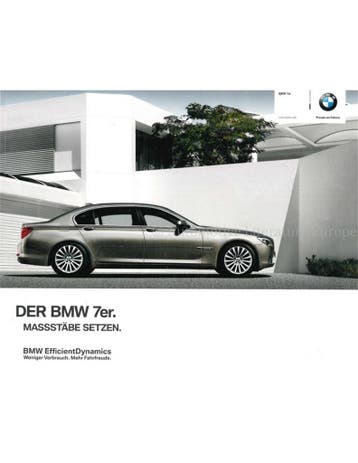 2011 BMW 7 SERIE BROCHURE DUITS, Nieuw, BMW, Author
