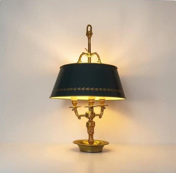Bouilotte lamp - Style Empire - A trois Feux - Gemaakt in