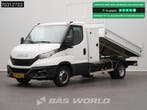 Iveco Daily 35C14 Kipper met Kist Dubbellucht 3,5t Trekhaak, Stof, Gebruikt, Euro 6, Iveco