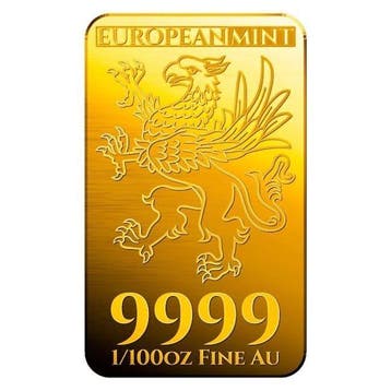 1/100 oz - Goud .999 - European Mint, Estonia, 1/100 oz 9999