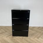 Bisley dossierkast vv 4 lades en sleutel (hxbxd) 130x80x62, Ophalen of Verzenden, Gebruikt, Metaal