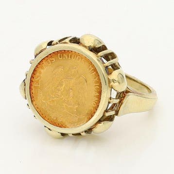 Ring - 14 karaat Geel goud, Sieraden, Tassen en Uiterlijk, Ringen, Nieuw