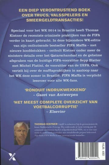 Fifa-maffia 9789401602044 Thomas Kistner, Verzenden, Gelezen, Thomas Kistner
