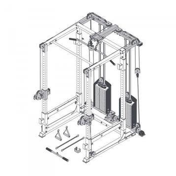 Bodycraft RFT voor Power Cage F430 2x 67,5 kg, Verzenden, Nieuw