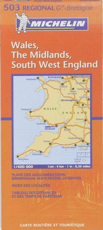 Wales, the Midlands, South West England - Michelin, Boeken, Reisgidsen, Verzenden, Gelezen