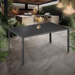 Aluminium tuintafel Bianca in hoogte verstelbare voetjes 150, Tuin en Terras, Tuinsets en Loungesets, Verzenden, Nieuw