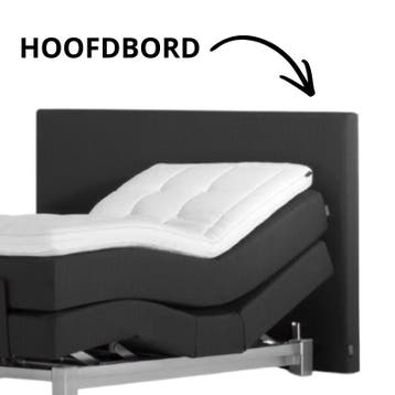 Caresse 4600 Hoofdbord | 120 cm | Urban Light Grey | OUTLET, Ophalen, Nieuw