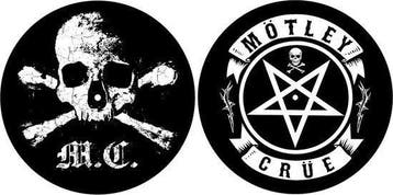 Mötley Crüe - Skull - Platenspeler Slipmat off. merchandise, Ophalen of Verzenden, Nieuw, Gebruiksvoorwerp