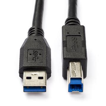 USB A naar USB B kabel | 3 meter | USB 3.0 (100% koper), Computers en Software, Pc- en Netwerkkabels, Verzenden, Nieuw