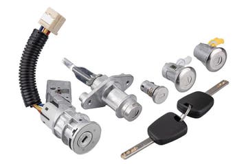 Slotenset - Contactslot   2x Deurslot   Achterklepslot ..., Verzenden, Nieuw, Deur
