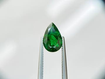 Zonder minimumprijs - 1 pcs Groen Tsavoriet - 3.08 ct -, Nieuw