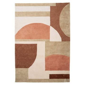 Carpet Kazi 190x290cm - Terracotta - 240038 - decoratie, Nieuw