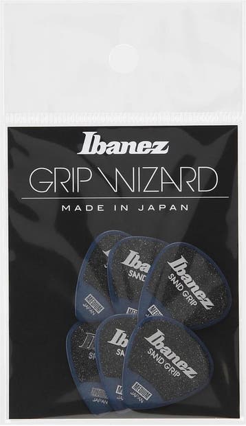 Ibanez PPA16MSGDB Sand Grip Teardrop plectrum Medium 0.80 mm, Ophalen of Verzenden, Nieuw, Akoestische basgitaar