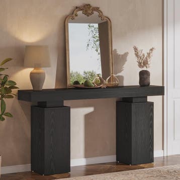 Zwarte Console Tafel 160cm - Stijlvolle Entree- en Halmeubel, Verzenden, Nieuw