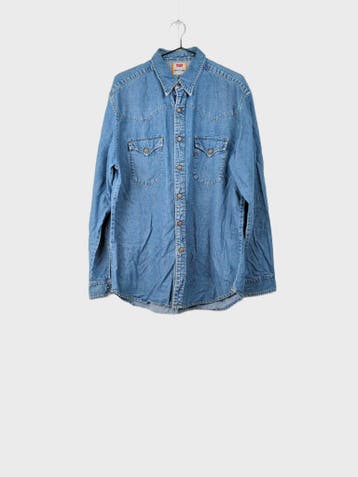 Levi Strauss & Co. Casual overhemden Heren maat L Blauw, Ophalen of Verzenden, Nieuw