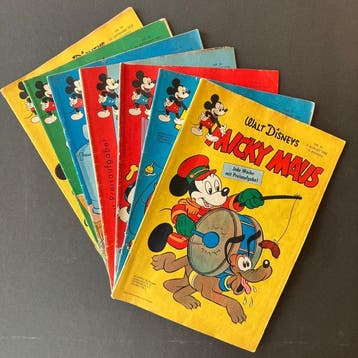 Micky Maus Nr. 31 / Nr. 37 - German edition - 7 Comic - 1958, Boeken, Stripboeken, Nieuw