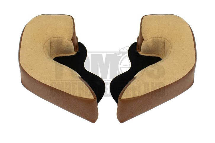 Helm Vito Jethelm Moda oorpad set bruin, Fietsen en Brommers, Brommerhelmen, Nieuw, Ophalen of Verzenden